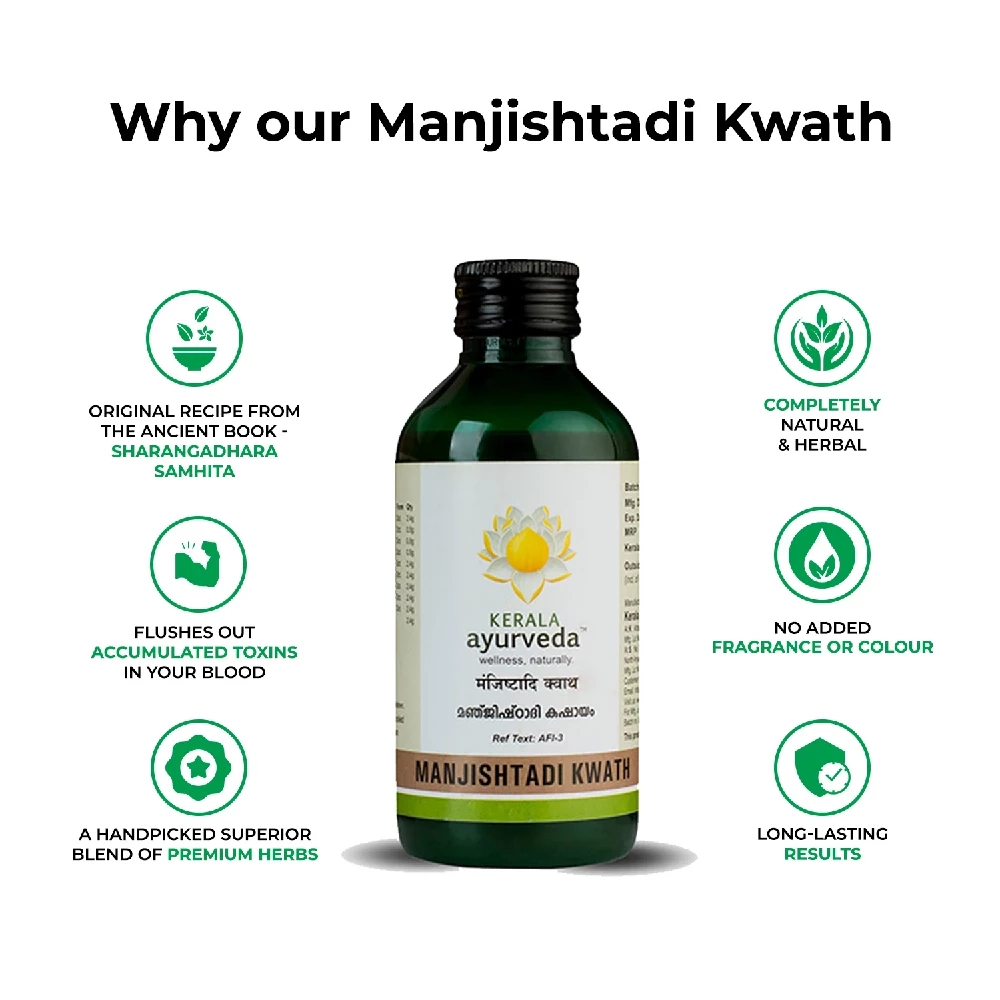 Kerala Ayurveda Manjishtadi kwath, 200 ml-5.webp